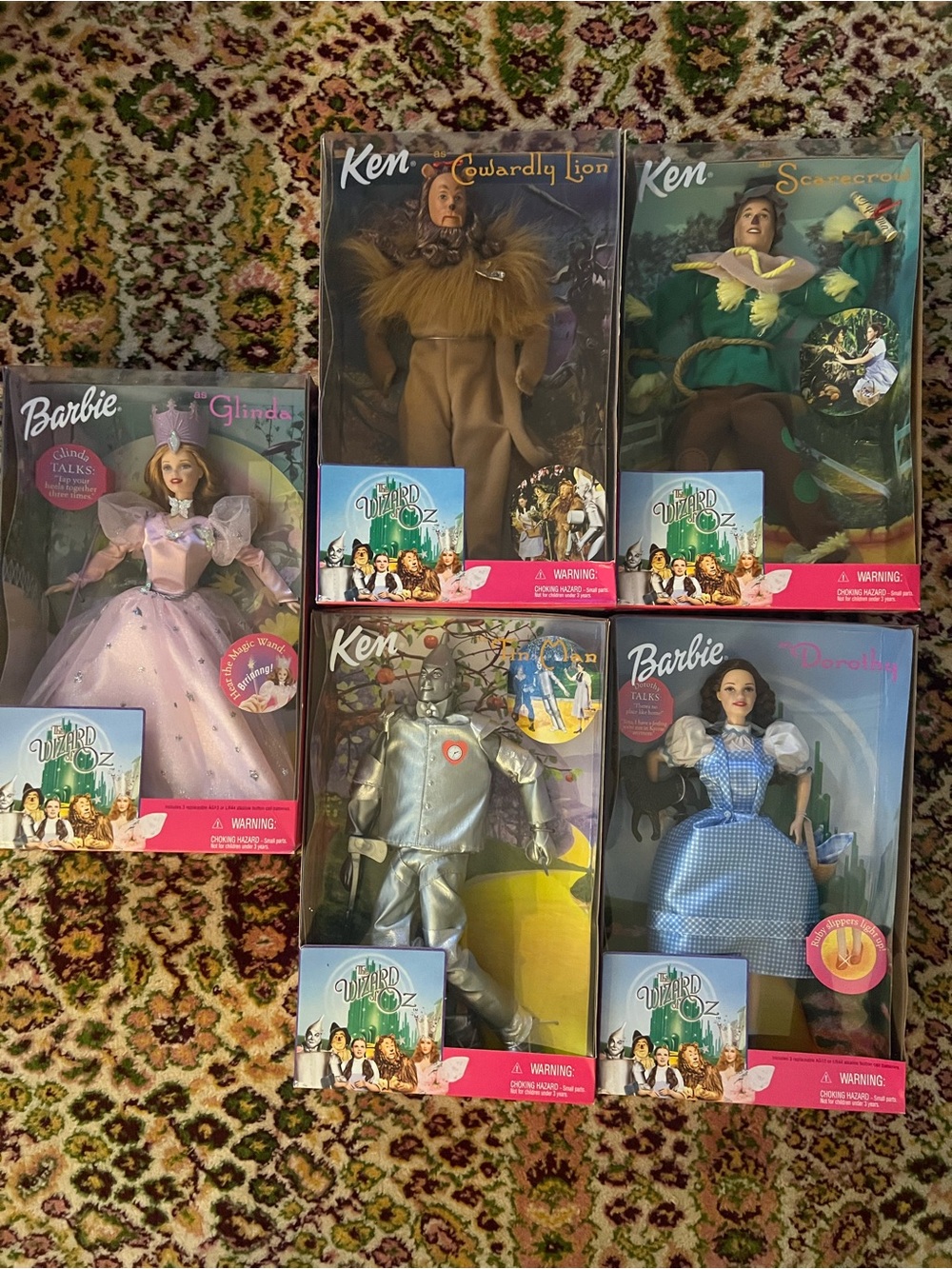 Mattel Wizard of Oz Dolls, Set of 5